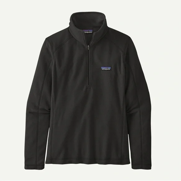 Patagonia Black Fleece Quarter Zip- Micro D - Picture 1 of 4